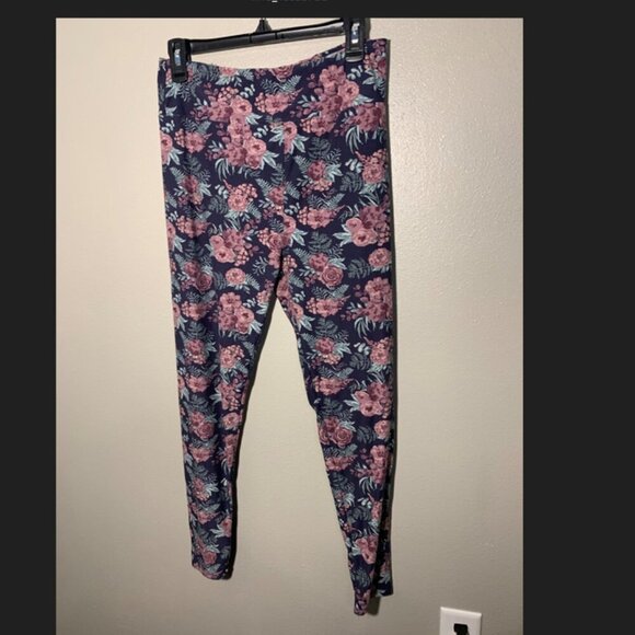 Lularoe floral leggings - size T/C (size 12-22) - Picture 6 of 6